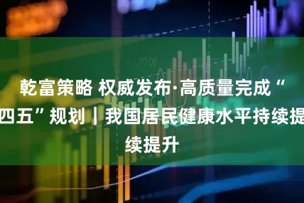 乾富策略 权威发布·高质量完成“十四五”规划｜我国居民健康水平持续提升